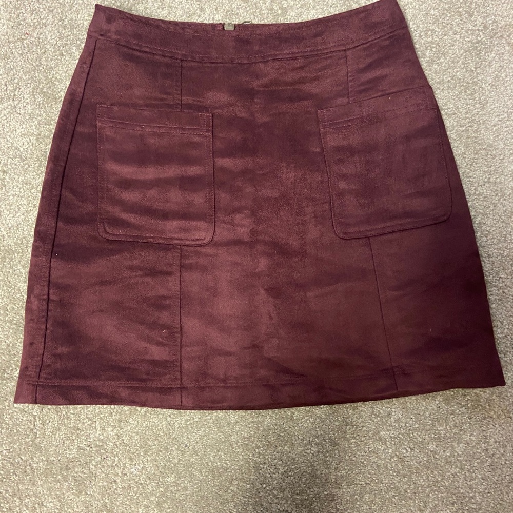 Old Navy high waisted velvet skirt